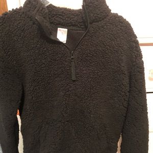 Quarter Zip Black jacket , pullover